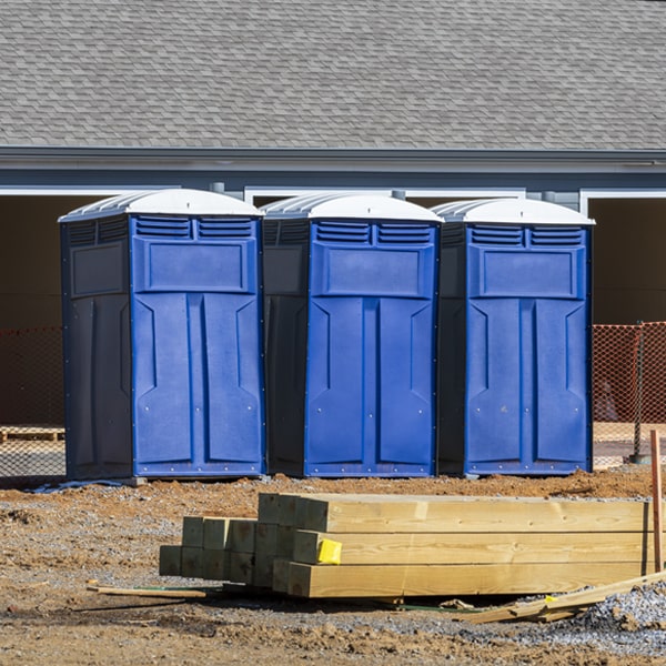 is there a specific order in which to place multiple porta potties in Whiterocks UT